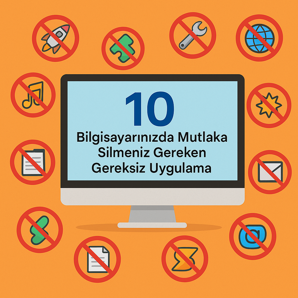 Bilgisayarınızda Mutlaka Silmeniz Gereken 10 Gereksiz Uygulama