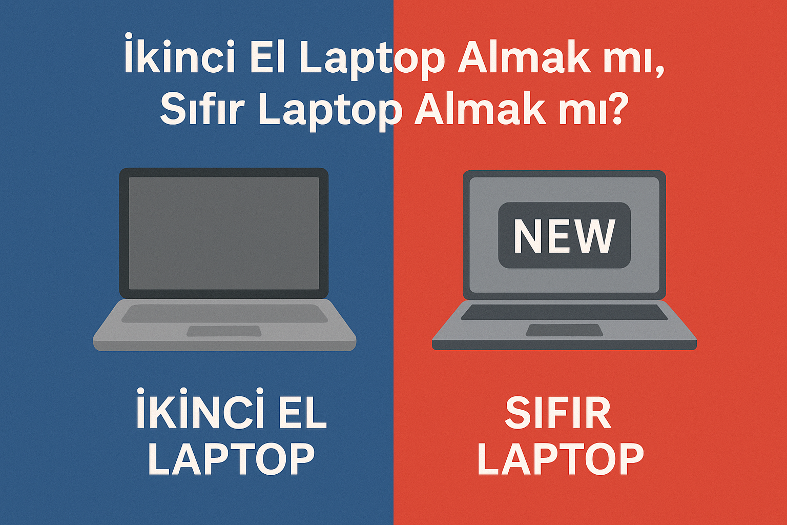İkinci El Laptop Almak mı, Sıfır Laptop Almak mı? Karşılaştırmalı Rehber